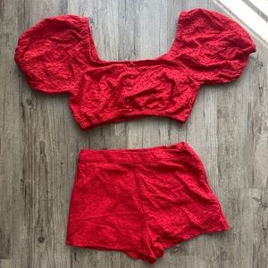 Forever 21 Red Set